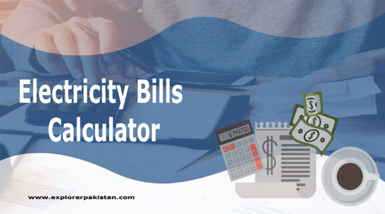 Electricity Bill Calculator - WAPDA- Calculate Electricity Bill Online